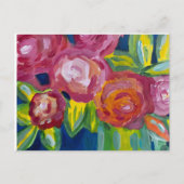 2023年正月の花 ポストカード (正面)