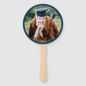 2023年海軍モダン青色卒業写真のクラス ハンドファン (裏面)