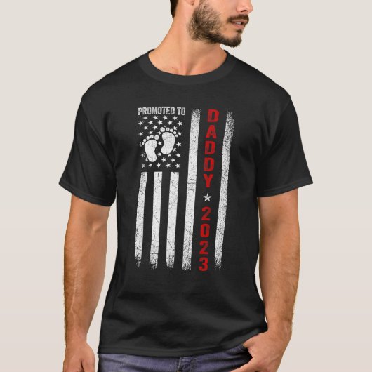 2023年父の日が初めて新たに昇進 Tシャツ (正面)