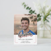 2023年版はがきの卒業発表区分 ポストカード (スタンド正面)