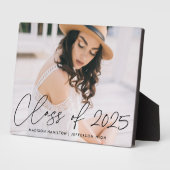 2023年版黒モダン台本卒業写真のクラス フォトプラーク (側面)