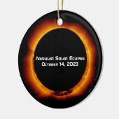 2023年環状太陽の食 セラミックオーナメント (左)