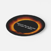 2023年環状太陽の食 ペーパープレート (アングル)