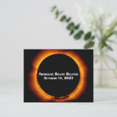 2023年環状太陽の食 ポストカード (スタンド正面)