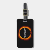 2023年環状太陽の食 ラゲッジタグ (正面縦)