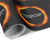 2023年環状太陽の食 ラッピングペーパー (ロールコーナー)