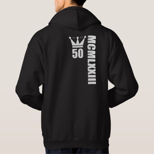 2023年生まれ1973年ロマン数字50周年 パーカ (裏面)