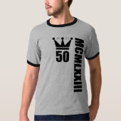 2023年生まれ1973年ロマン数字50周年 Tシャツ (正面)