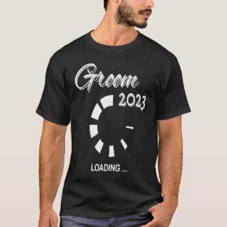 2023年男性向けウェディングまたはバチェラーパーティーのグリーティングカード Tシャツ