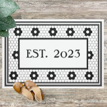 2023年白黒タイルデザインカスタム