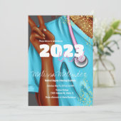2023年看護師卒業 招待状 (スタンド正面)