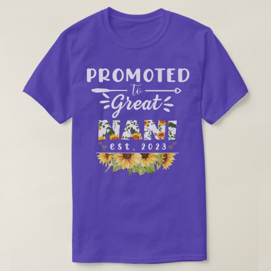 2023年素晴らし初のフローラに昇格  Tシャツ (デザイン正面)
