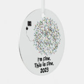 2023年素晴らし記念素晴らし酒だおもしろい メタルオーナメント (正面右)