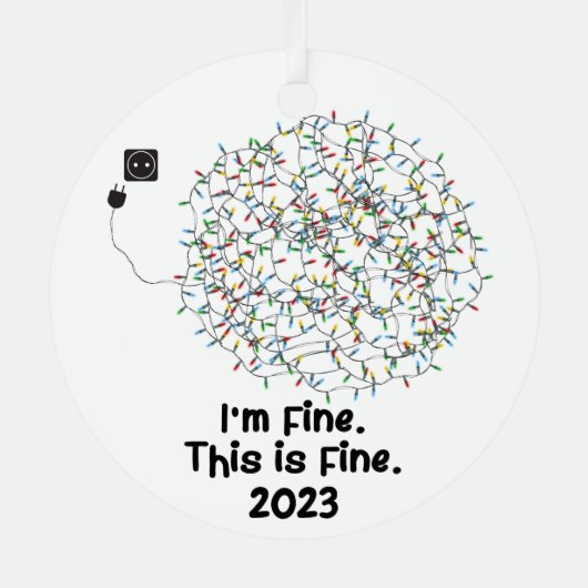 2023年素晴らし記念素晴らし酒だおもしろい メタルオーナメント (裏面)