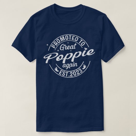 2023年素晴らし間もなくPoppieに昇格 Tシャツ (デザイン正面)