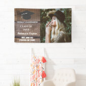 2023年素朴写真卒業2023年ウッドパターンクラス 横断幕 (インサイチュ)