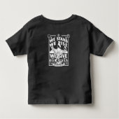 2023年荷車を引く幼児用シャツ トドラーTシャツ (裏面)