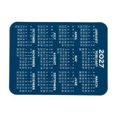 2023年表示カレンダー – 基本ミニマル マグネット (横)