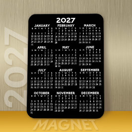 2023年表示カレンダー – 基本ミニマル マグネット