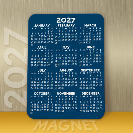 2023年表示カレンダー – 基本ミニマル マグネット