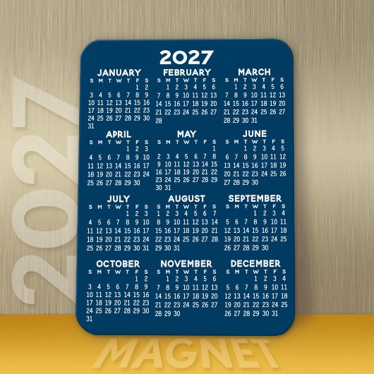 2023年表示カレンダー – 基本ミニマル マグネット