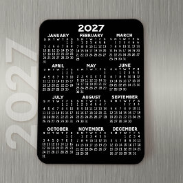 2023年表示カレンダー – 基本ミニマル マグネット