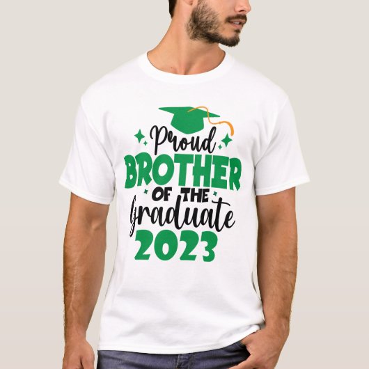 2023年誇りを持ったの大学院おもしろいのBROTHER Tシャツ (正面)