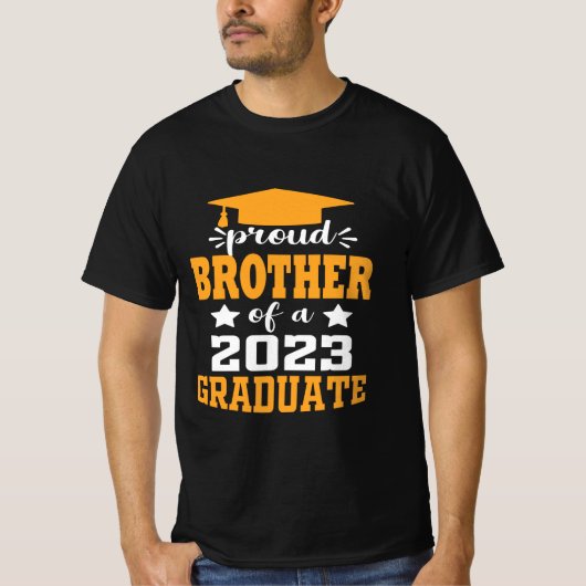 2023年誇りを持った卒のBROTHERモダン Tシャツ (正面)