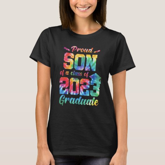 2023年誇りを持った卒業かわいいSeのMens Son Tシャツ (正面)