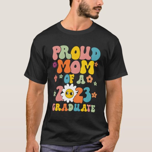 2023年誇りを持った卒業の母のクラス2の母 Tシャツ (正面)