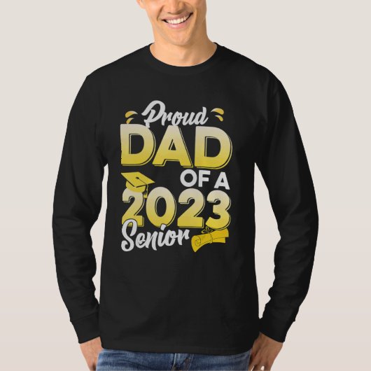 2023年誇りを持った卒業パパ Tシャツ (正面)