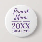 2023年誇りを持った卒業パーティーの母 缶バッジ (正面)