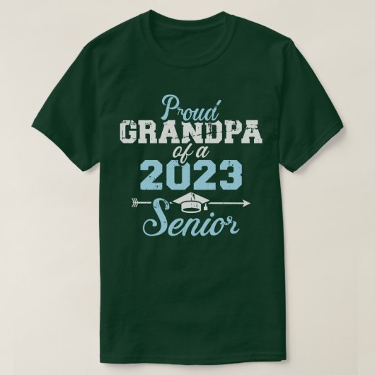 2023年誇りを持った卒業1年生の孫 Tシャツ (デザイン正面)