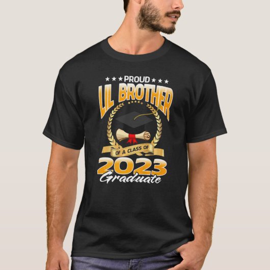 2023年誇りを持った卒者の弟 Tシャツ (正面)