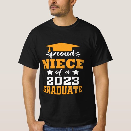 2023年誇りを持った学年卒業のNIEEモダン Tシャツ (正面)
