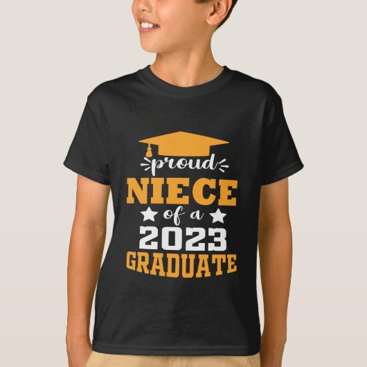 2023年誇りを持った学年卒業のNIEEモダン Tシャツ (正面)