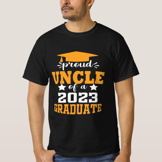 2023年誇りを持った学年卒業のUNCLEモダン Tシャツ (正面)