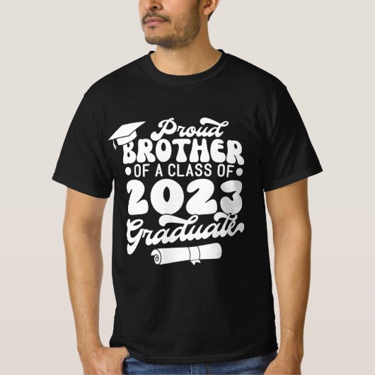 2023年誇りを持った学期レトロのBROTHER Tシャツ (正面)