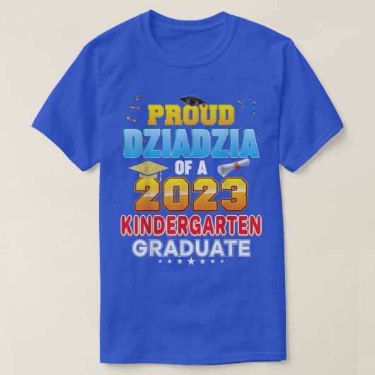 2023年誇りを持った幼稚園の卒業生のジアジア Tシャツ (デザイン正面)