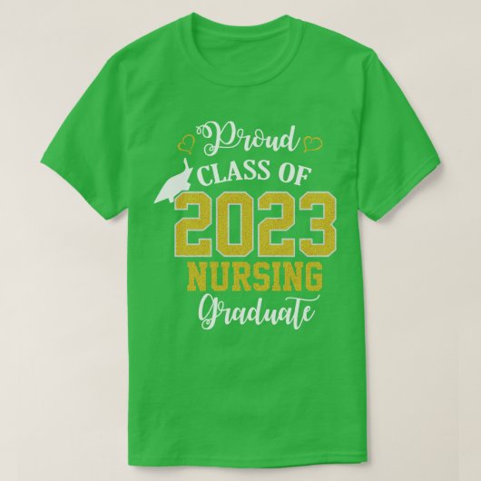 2023年誇りを持った看護学研究科 Tシャツ (デザイン正面)