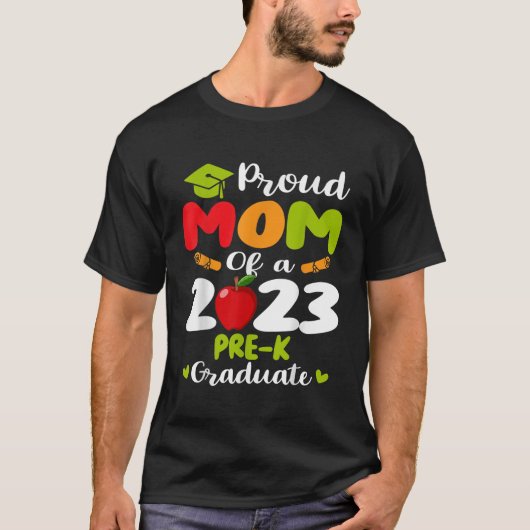 2023年誇りを持ったPreKのMens Mom Mothers Day T Tシャツ (正面)