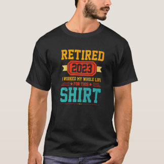 2023年退職したこの2のために一生働いた Tシャツ