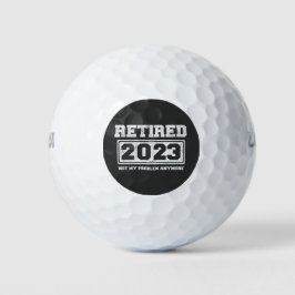 2023年退職したのでもう知らない ゴルフボール