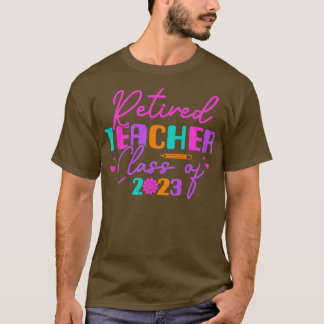 2023年退職した先生先生退職 Tシャツ