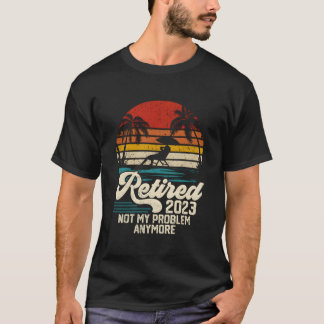 2023年退職しました 以後知らない Tシャツ