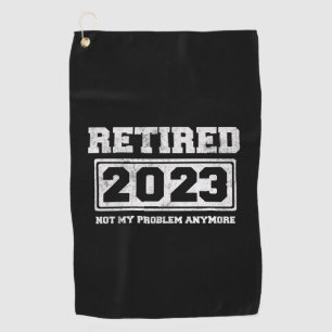 2023年退職しました 以後私の問題ではありません ゴルフタオル