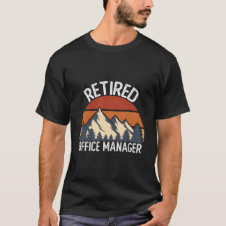 2023年退職者向け おしゃれなオフィスエイジャー Tシャツ