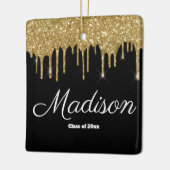 2023年金ゴールド卒業ギフトクラス セラミックオーナメント (左)