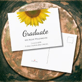 2023年黄色ひまわりクラス卒業 案内ポストカード