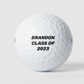 2023年黒人大学文字専門学校 ゴルフボール (正面)